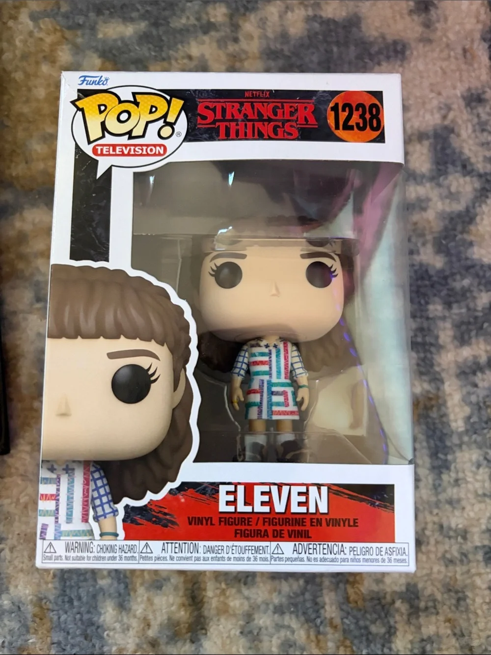 Funko Pop! Eleven in Multicolor Patchwork Outfit